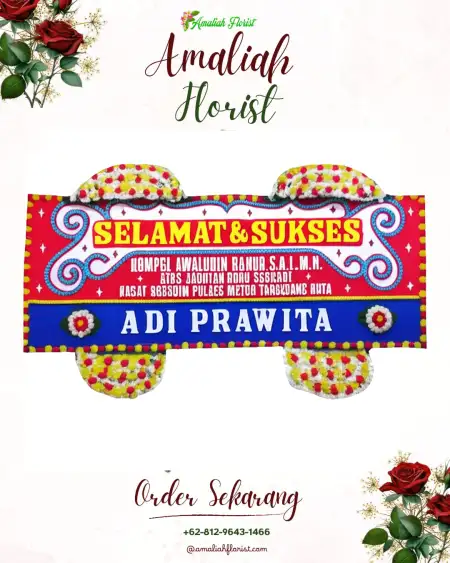 Papan Bunga Ucapan Selamat Ulok Mukti